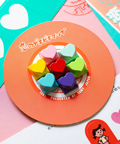 Original heart-shaped personalized Sweet Heart asymmetrical heart-shaped baked paint keycap aluminum alloy CNC machining personalized keycap