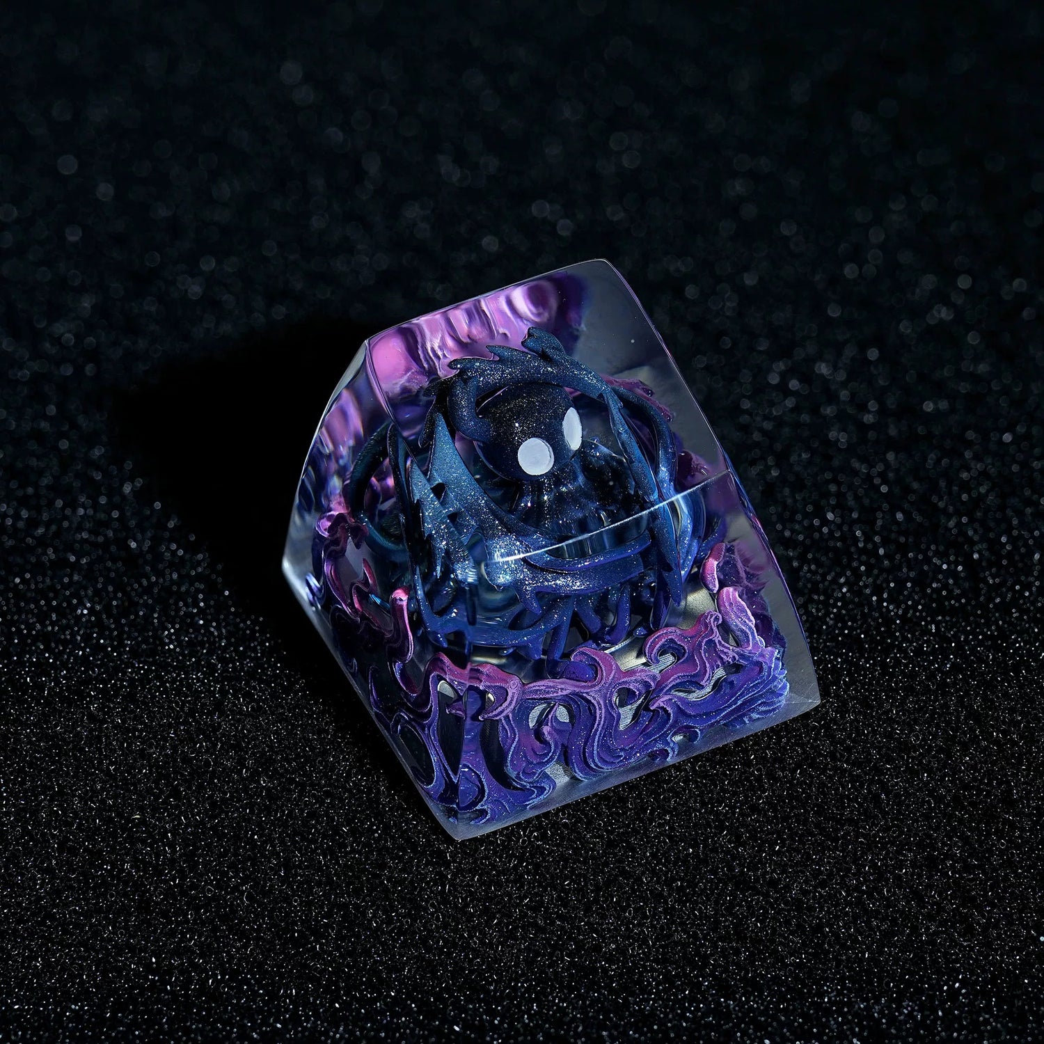 Hollow Knight Void Knight Personalized Transparent Crystal Resin Personalized Keycaps, Mechanical Keyboard Creative Decorative Keycaps Artissankeycaps