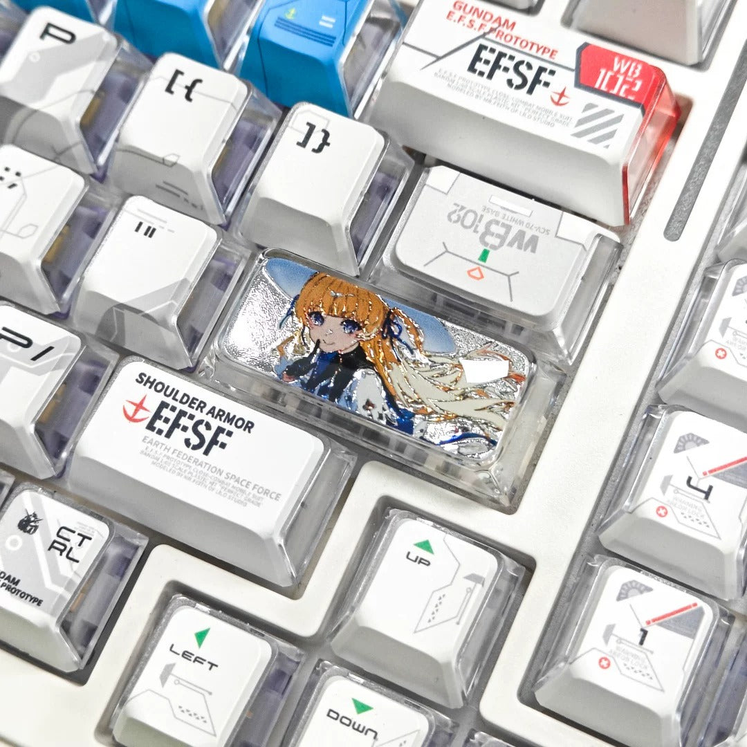 Wuthering Waves Theme Series PC Material resin personalized keycaps, anime and game cultural creative keycaps, mechanical keyboard return decorative keycaps