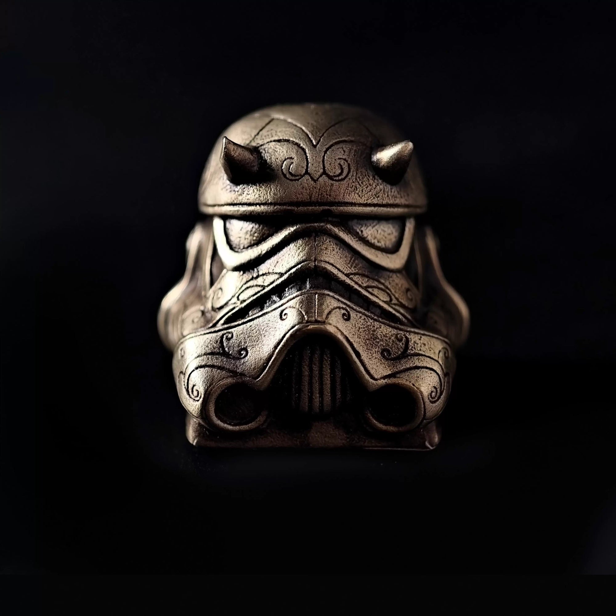 Star Wars, Imperial Stormtrooper，Mandalore， Metal material casting personalized keycaps, anime, games, movies, cultural and creative decorative keycaps