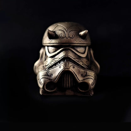 Star Wars, Imperial Stormtrooper，Mandalore， Metal material casting personalized keycaps, anime, games, movies, cultural and creative decorative keycaps