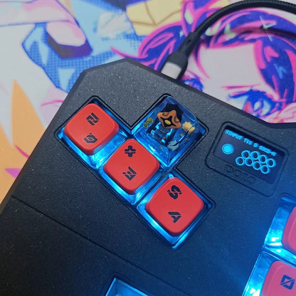 Slay the spire theme design, crystal resin personalized keycaps, game culture creative mechanical keyboard decorative keycaps
