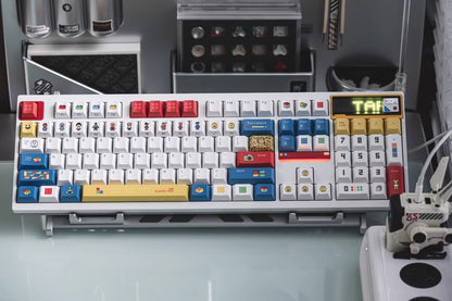 Lego themed design, cartoon cute personalized custom keycap complete set PBT+PC heat sublimation factory height, personalized themed keycap set