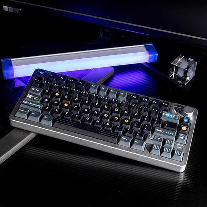 New York subway themed design, PBT material personalized keycap set, factory highly customized keycap decoration set, compatible with Wooting/ROG EXTREME mechanical keyboard