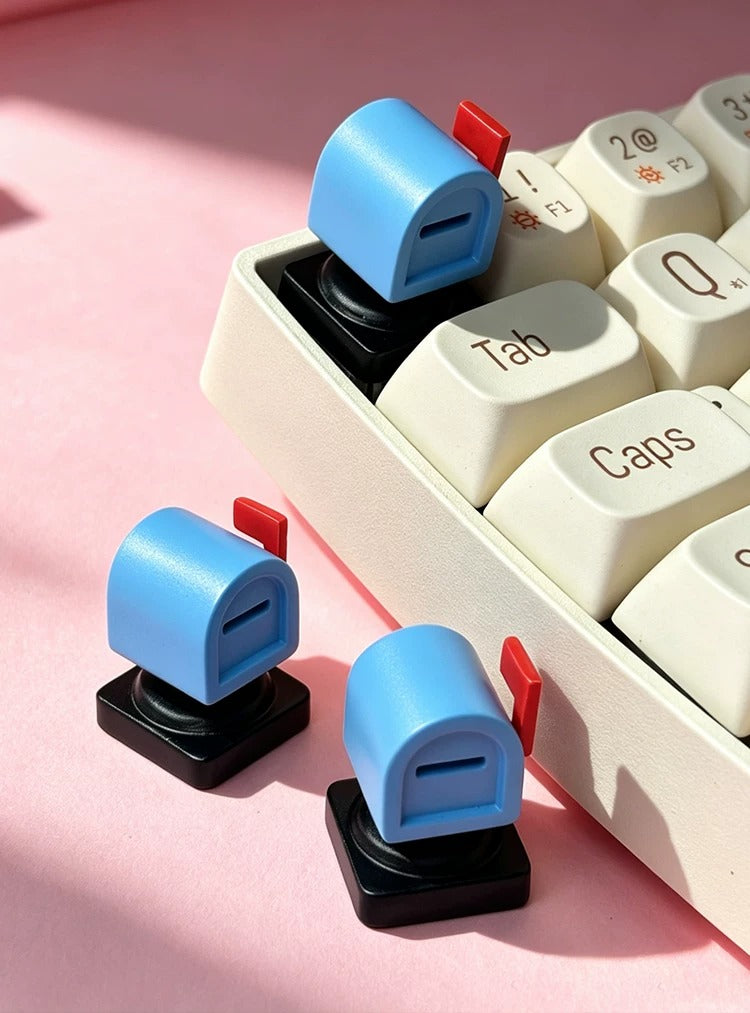 Barricade series personalized keycaps， Road obstacle shaped keycaps, mechanical keyboard decorative keycaps