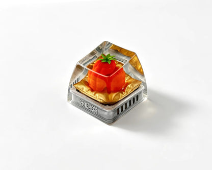 One Piece series, Devil Fruit/Akuma no Mi theme coating and sealing design, Crystal Resin Personalized Keycaps, Anime Game Culture Creative Resin Keycaps, Mechanical Keyboard Art Decorative Keycaps