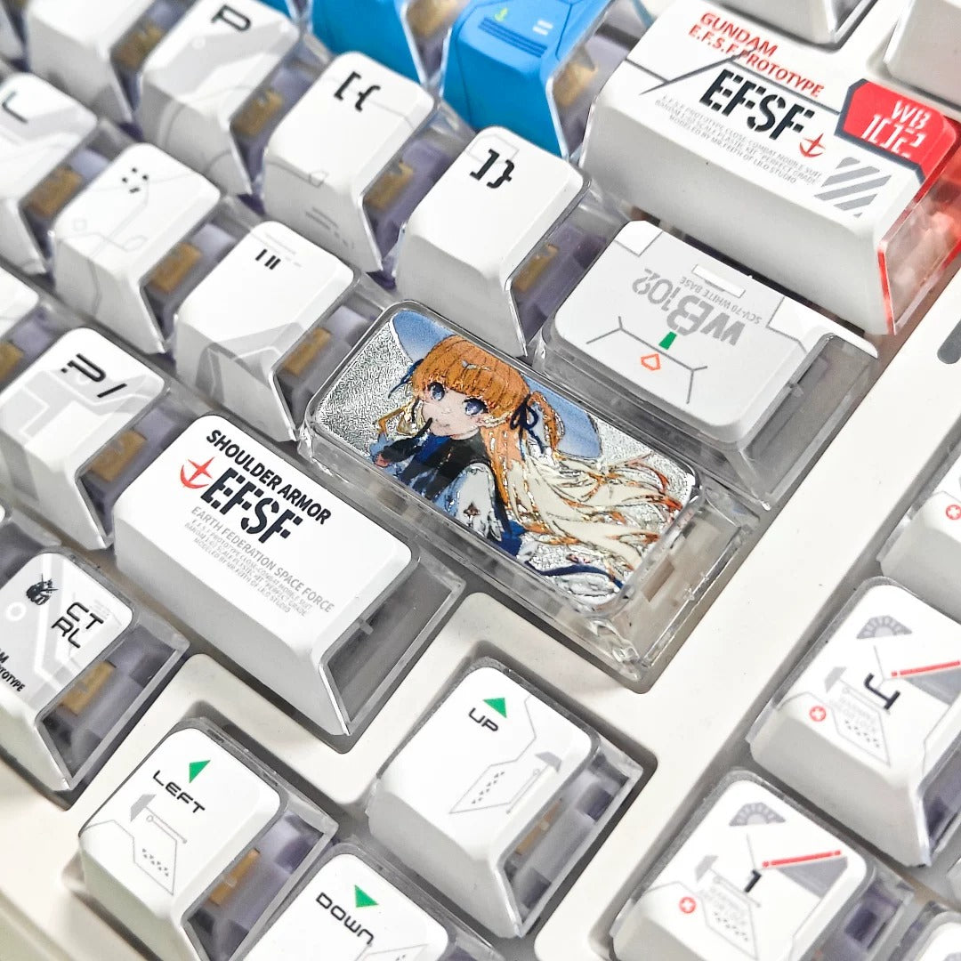 Wuthering Waves Theme Series PC Material resin personalized keycaps, anime and game cultural creative keycaps, mechanical keyboard return decorative keycaps