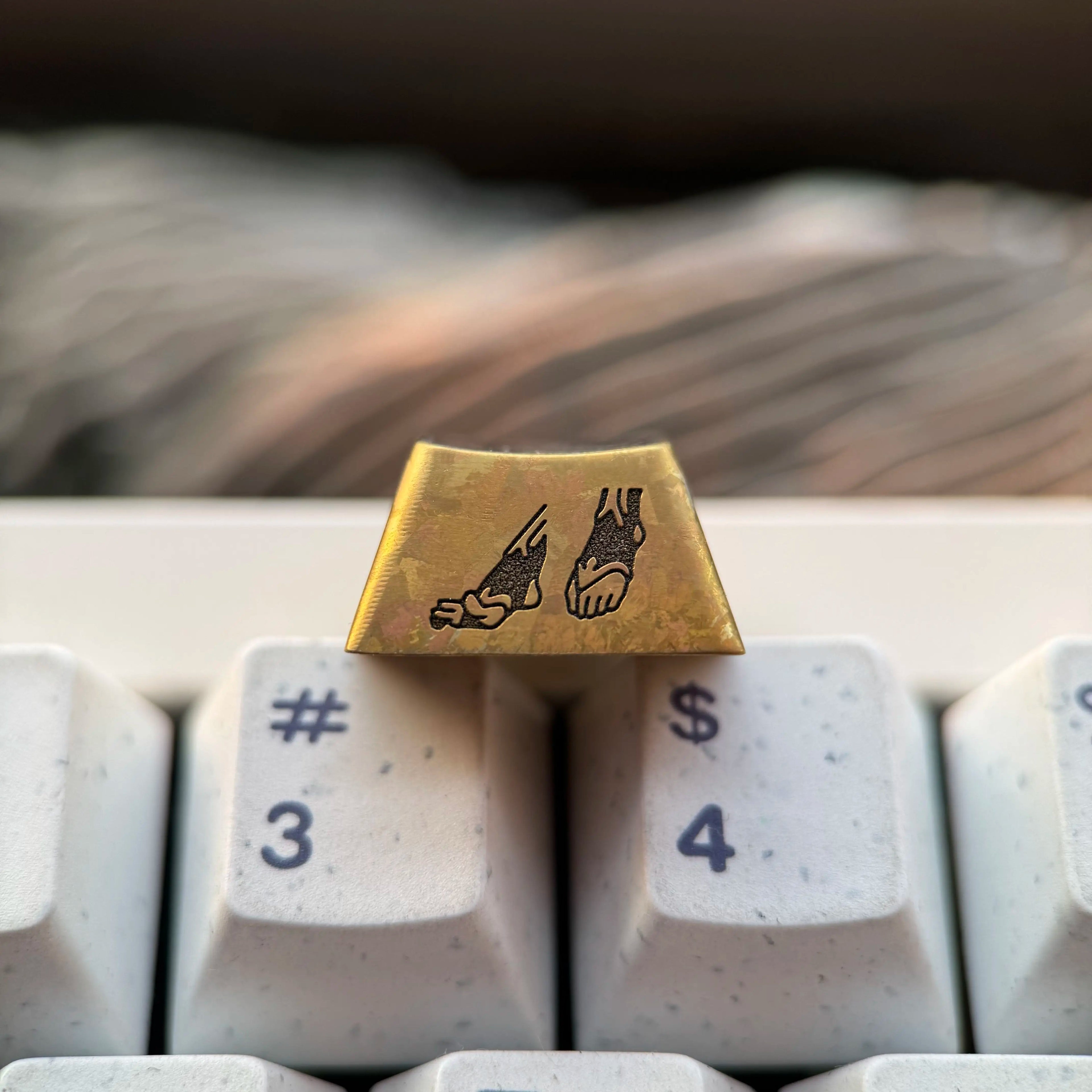 Fate/Grand Order, Ishtar theme, 1U titanium alloy personalized keycaps, anime and game culture creative art keycaps, mechanical keyboard decorative keycaps