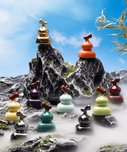 Zinc alloy gourd keycaps, metal baked paint personalized keycaps, random blind box mechanical keyboard creative decorative keycaps