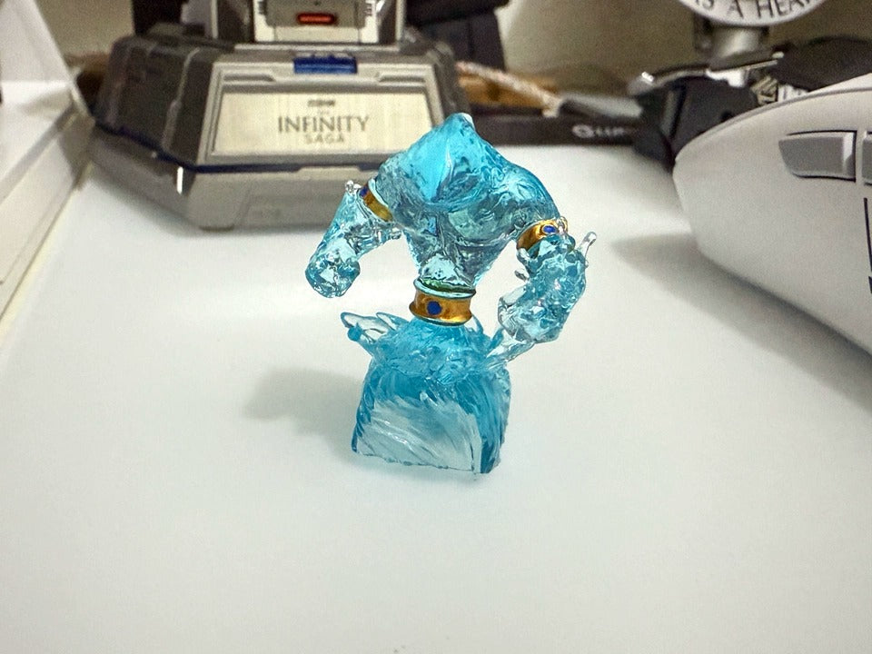 World of Warcraft, Water Elemental, Crystal Resin Molding, Handmade Resin Craftsman Keycaps, Game Anime Culture Creative Mechanical Keyboard Decorative Keycaps