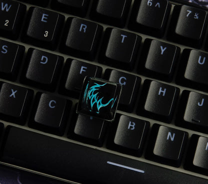 World of Warcraft series, Collection of Skill Symbols crystal resin artisankeycaps, game culture creative peripheral resin decorative keycaps
