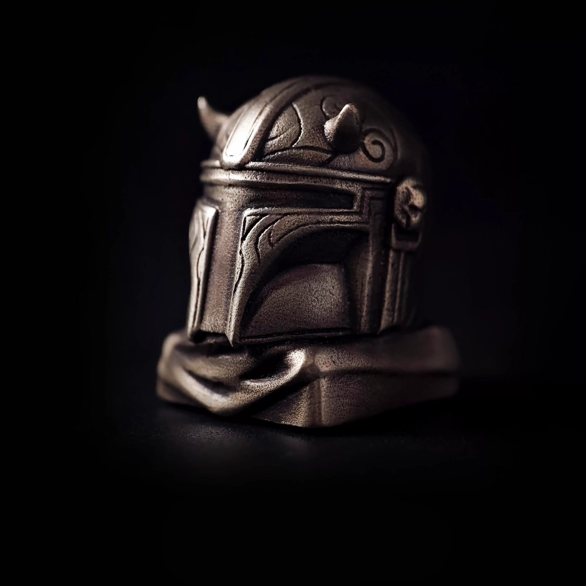 Star Wars, Imperial Stormtrooper，Mandalore， Metal material casting personalized keycaps, anime, games, movies, cultural and creative decorative keycaps
