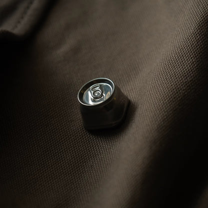 Can shaped design, personalized metal keycaps, minimalist mechanical keyboard decorative keycaps.