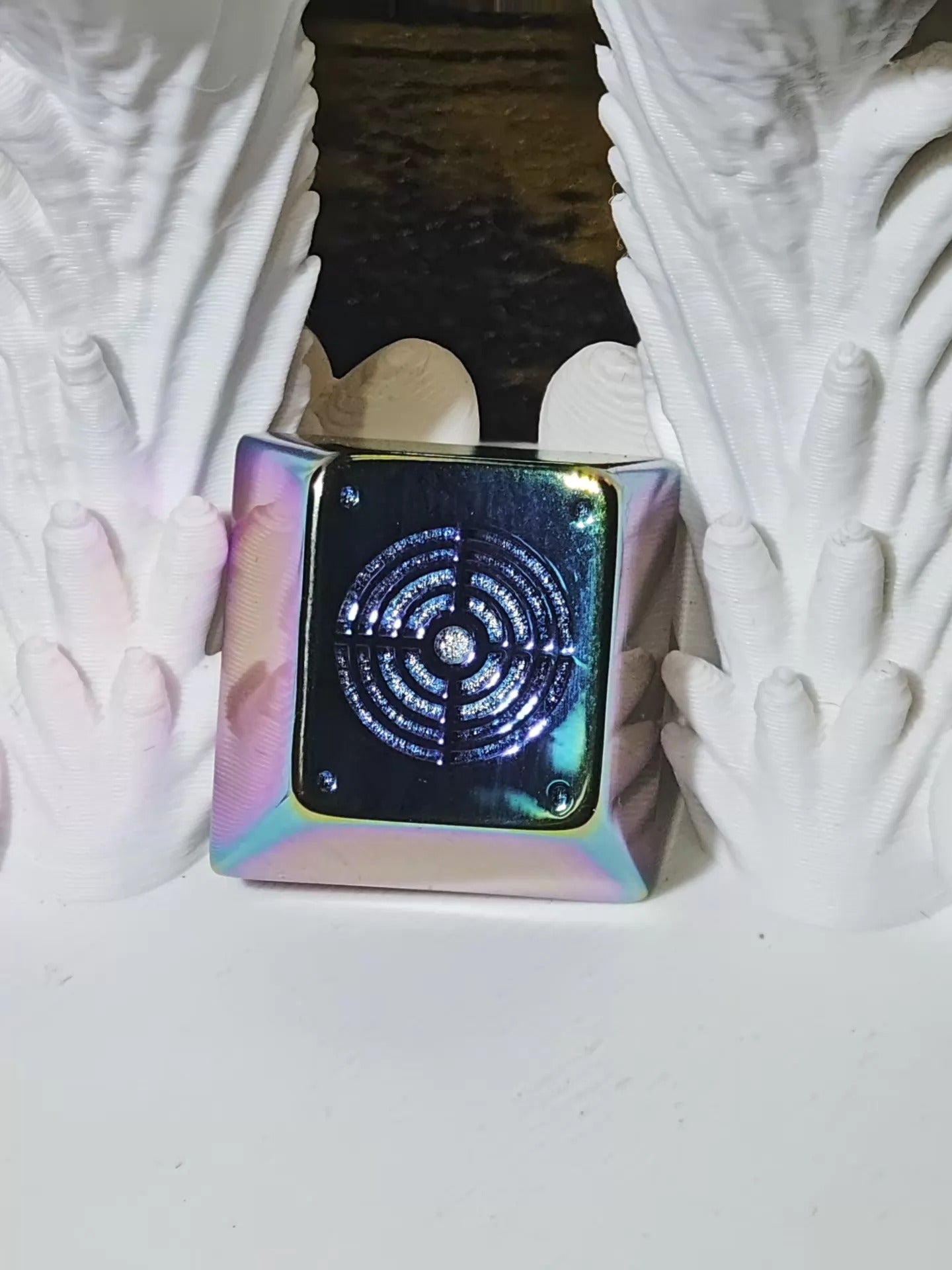 Precise shooting, aiming design, metal personalized keycaps, mechanical keyboard FPS game culture creative decorative keycaps