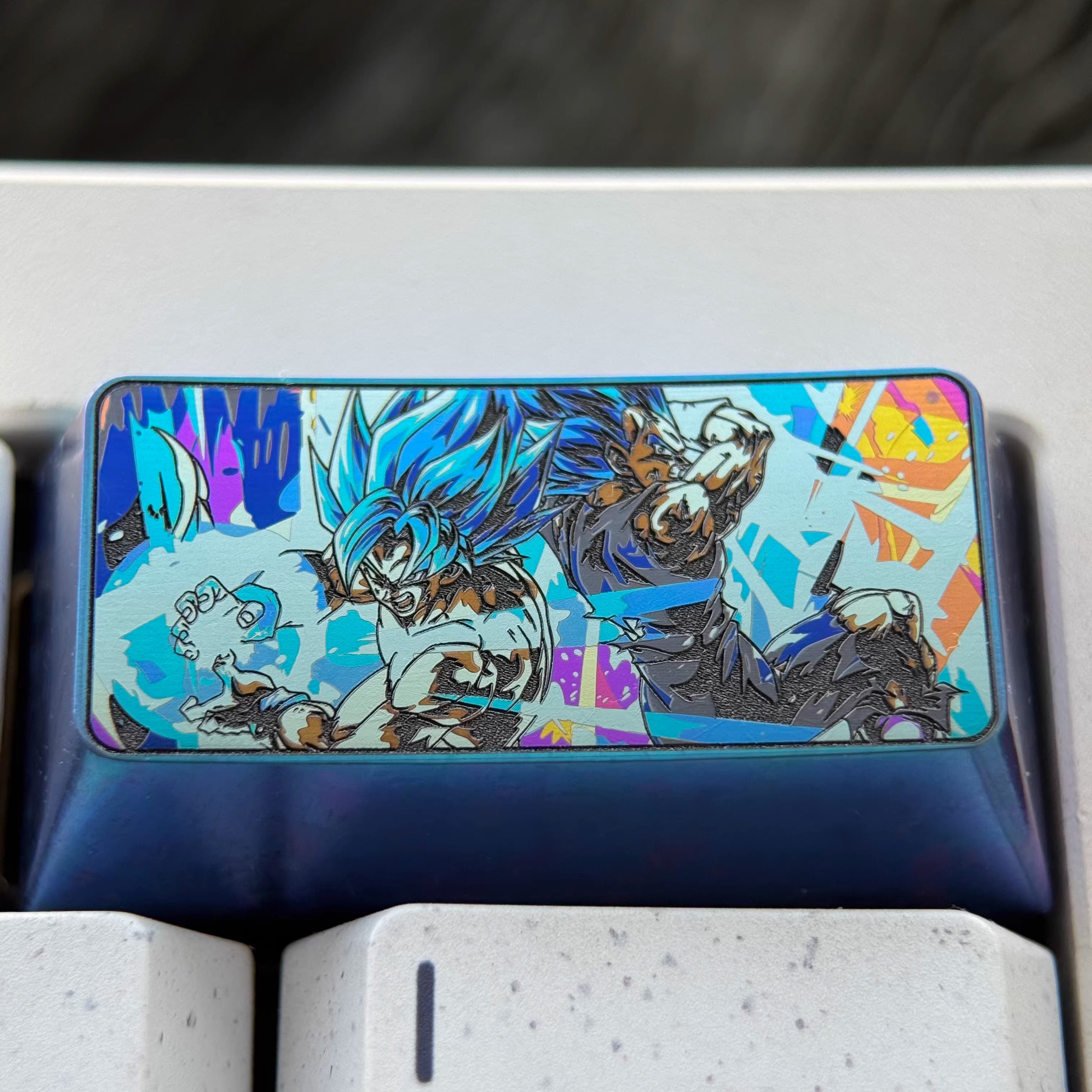 Dragon Ball, 2U Backspace Key Titanium Alloy Personalized Keycap, Anime Game Culture Creative Decorative Keycap
