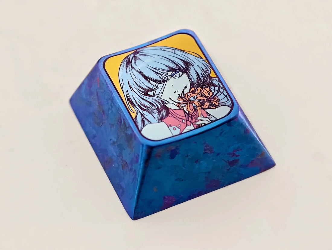 Wuthering Waves，Phrolova 1 U titanium alloy personalized keycaps, anime and game cultural creative keycaps, mechanical keyboard decorative keycaps