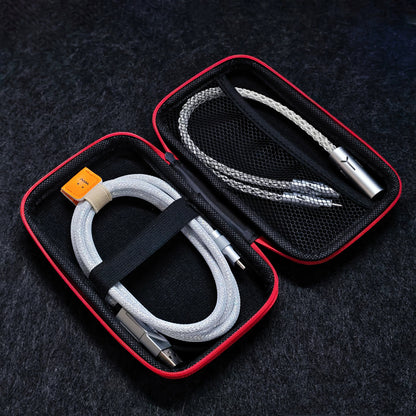 Separate one to two aviation plug data cable, dual 8K return rate single crystal copper mechanical custom manual data cable