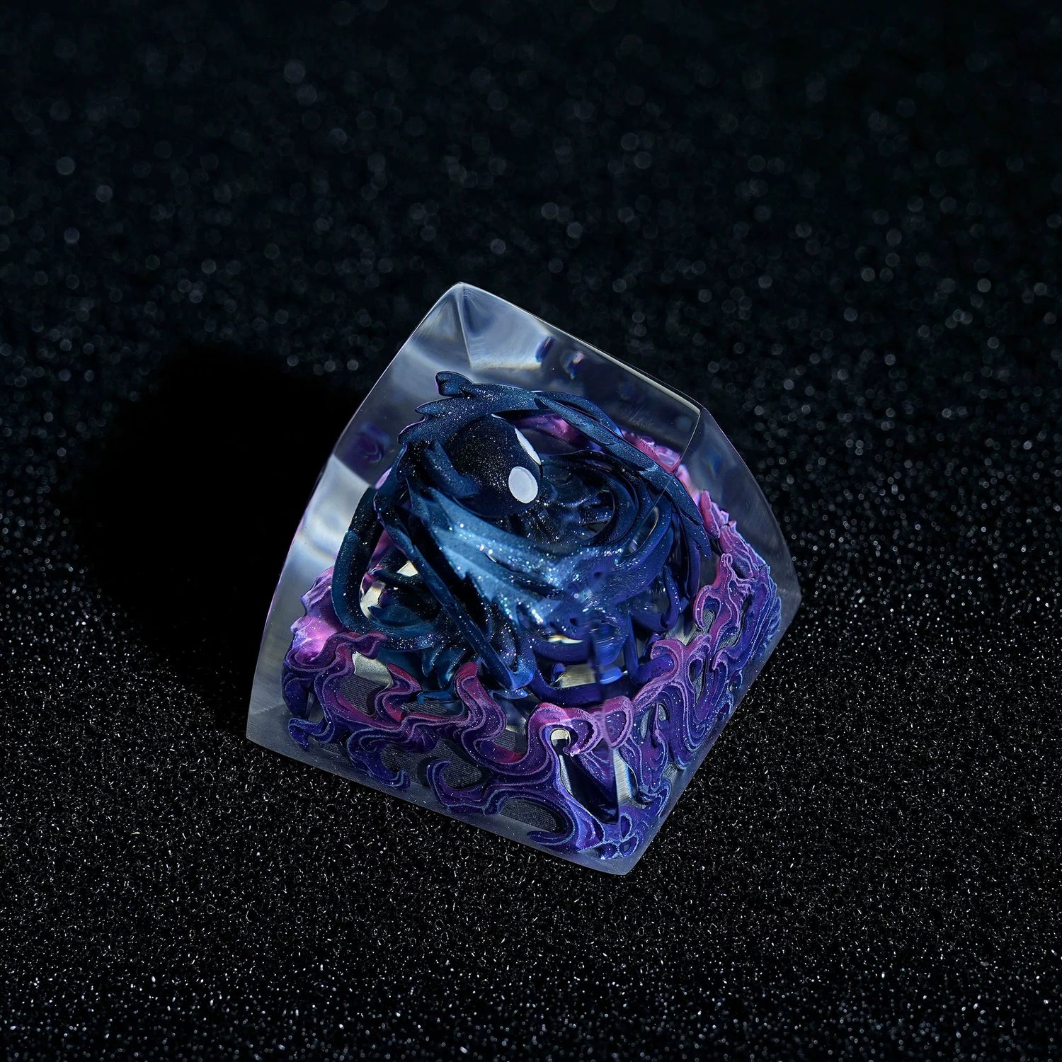 Hollow Knight Void Knight Personalized Transparent Crystal Resin Personalized Keycaps, Mechanical Keyboard Creative Decorative Keycaps Artissankeycaps