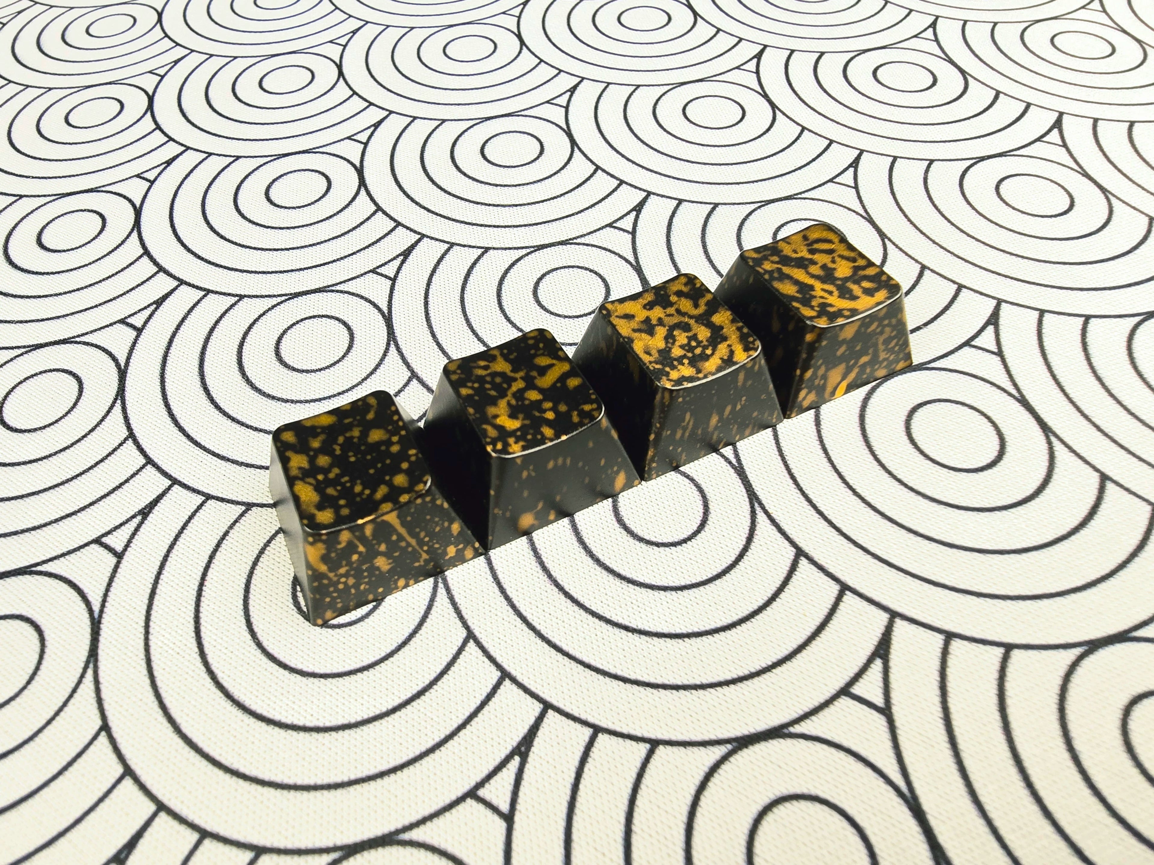 Colorful inkjet spot anode, aluminum alloy CNC metal anode personalized keycap, mechanical keyboard decorative art keycap