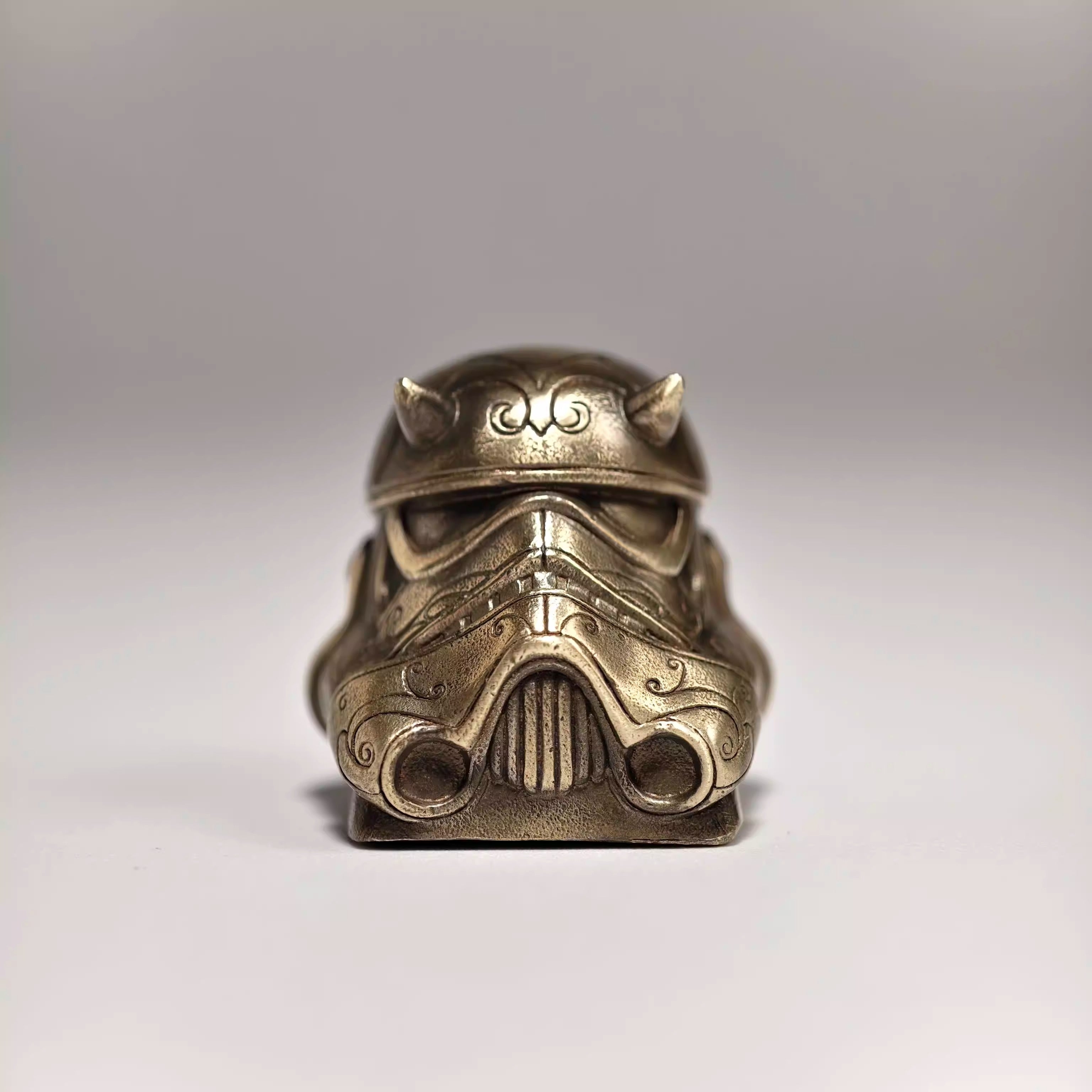 Star Wars, Imperial Stormtrooper，Mandalore， Metal material casting personalized keycaps, anime, games, movies, cultural and creative decorative keycaps