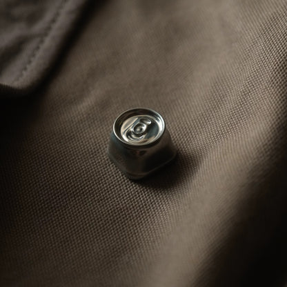 Can shaped design, personalized metal keycaps, minimalist mechanical keyboard decorative keycaps.