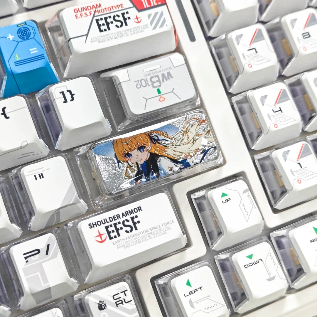 Wuthering Waves Theme Series PC Material resin personalized keycaps, anime and game cultural creative keycaps, mechanical keyboard return decorative keycaps