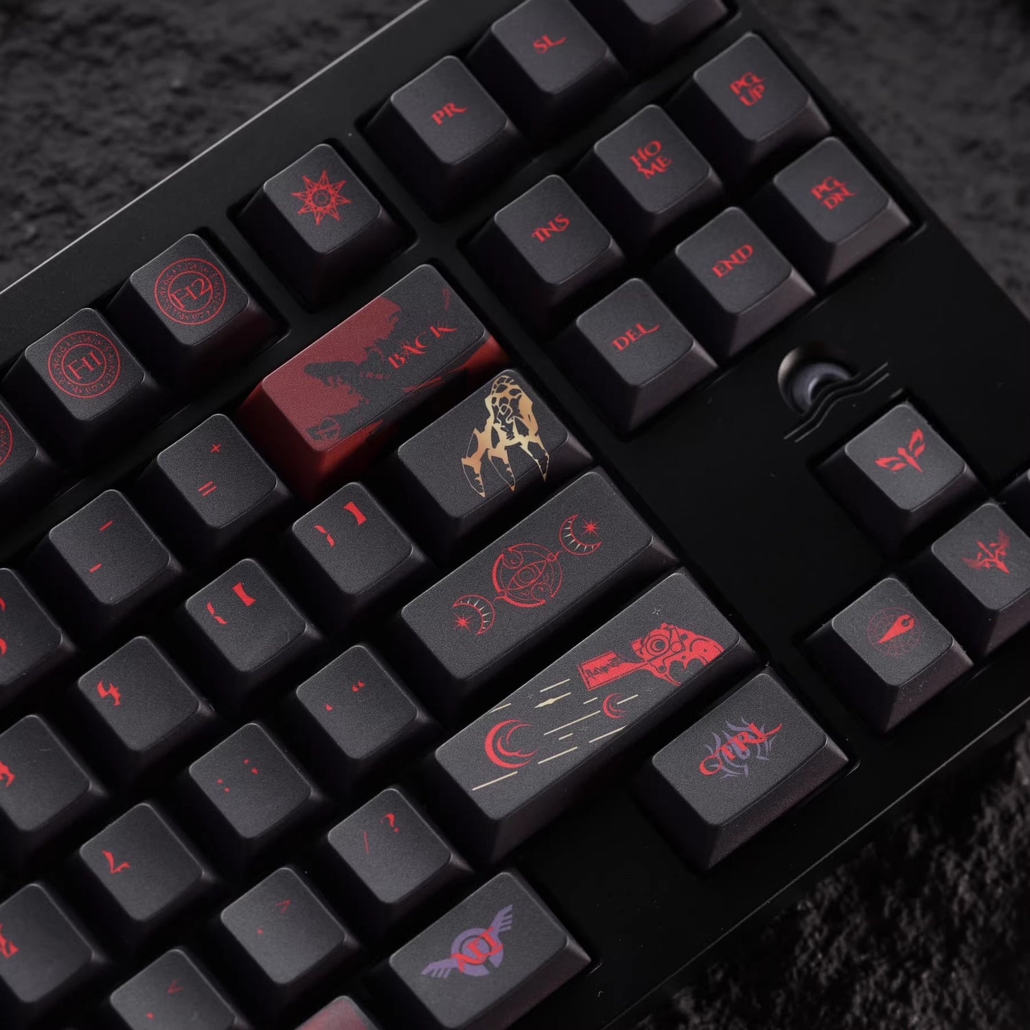Bayonetta Theme Design, PBT material, sublimation， Personalized keycap set, original factory height mechanical keyboard decorative keycap set