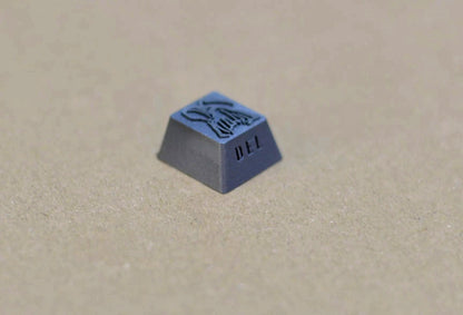 Thanatos/Reaper, DEL 1 U titanium alloy personalized keycaps, anime and game cultural creative keycaps, mechanical keyboard decorative keycaps
