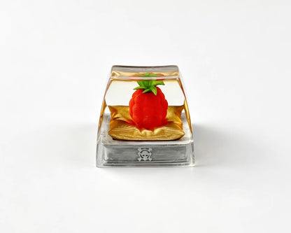 One Piece series, Devil Fruit/Akuma no Mi theme coating and sealing design, Crystal Resin Personalized Keycaps, Anime Game Culture Creative Resin Keycaps, Mechanical Keyboard Art Decorative Keycaps