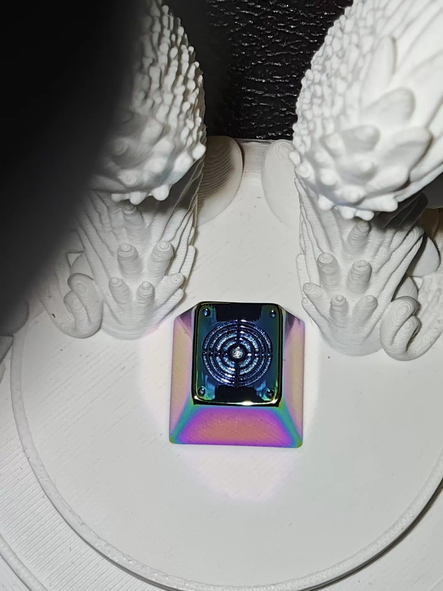 Precise shooting, aiming design, metal personalized keycaps, mechanical keyboard FPS game culture creative decorative keycaps