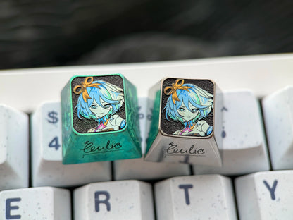 Cecilia Immergreen, 1U titanium alloy personalized keycaps, game creative cultural mechanical keyboard decorative keycaps