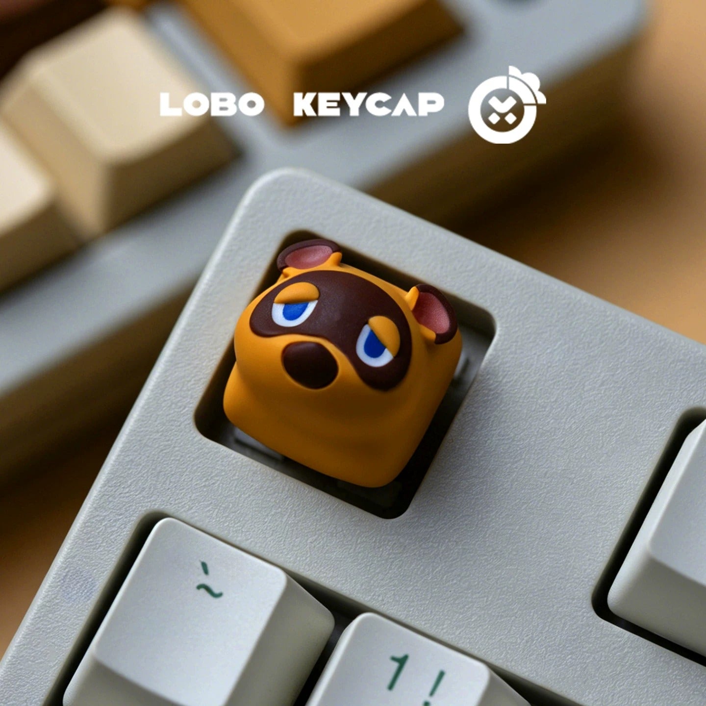 Animal Crossing: New Horizons， Multi colored resin personalized keycaps, decorative keycaps for anime and game culture and creativity
