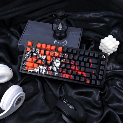 Shinigami series, Kurosaki Ichigo themed keycaps, PBT material, Sublimation， Anime and Game Culture Creative Set Keycaps