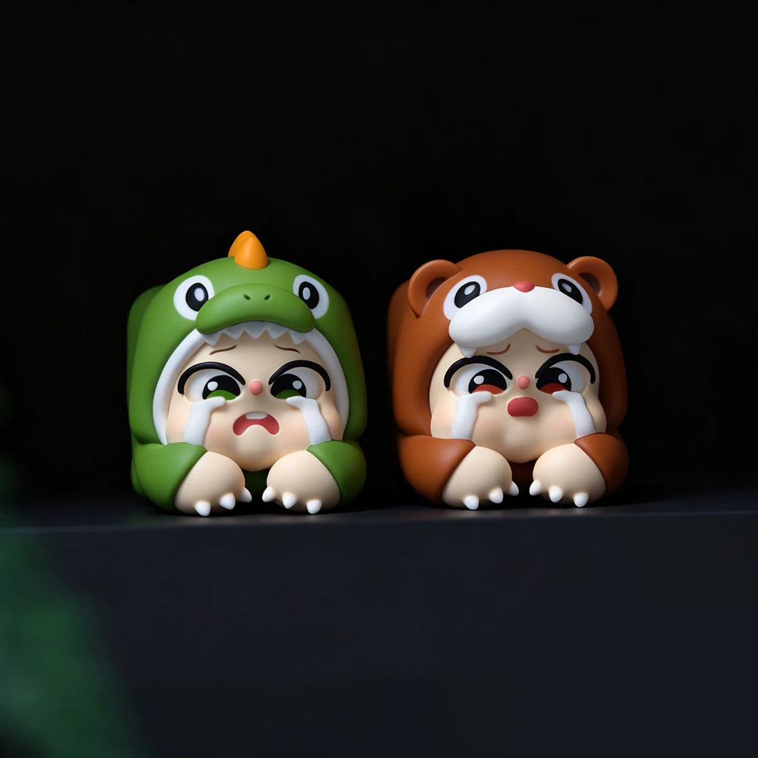 crybaby， Multi colored resin molded personalized keycaps, cute cartoon shaped resin keycaps, mechanical keyboard cartoon image decorative keycaps