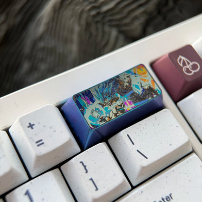 Dragon Ball, 2U Backspace Key Titanium Alloy Personalized Keycap, Anime Game Culture Creative Decorative Keycap