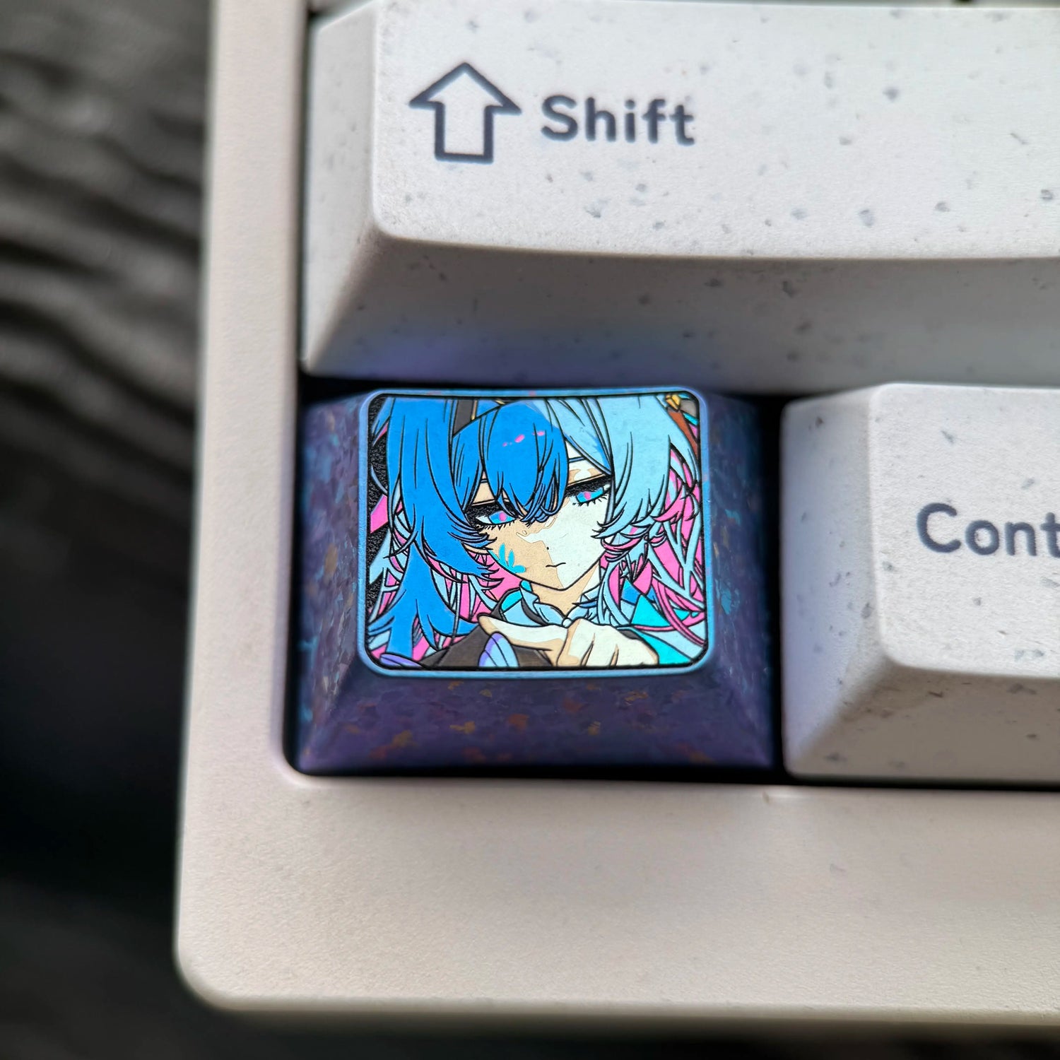 Honkai: Star Rail, Firefly, 1.25U titanium alloy personalized keycaps, game creative cultural mechanical keyboard decorative keycaps, metal art keycaps