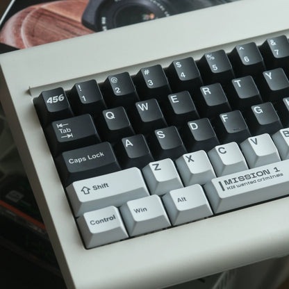 Original design - Ultra theme, original high PBT material creative keycap set, mechanical keyboard decorative keycaps, keyboard replacement keycaps, artistic keycaps, Compatible with 61/64/68/75/84/87/104 key mechanical keyboard keycap set