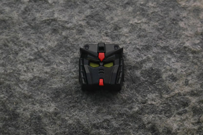 Mobile Suit Gundam， Aluminum alloy CNC personalized keycaps, metal anime decorative art keycaps