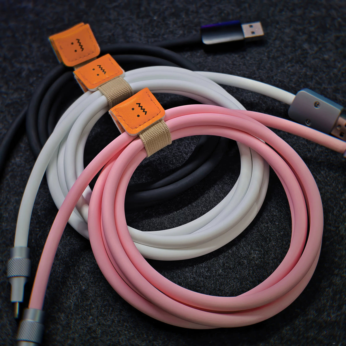 Pure copper core genuine skin friendly silicone aviation plug plug HUB cable, keyboard connection cable 8K return rate e-sports game keyboard data cable Type-C-Type-C