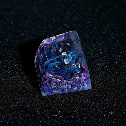 Hollow Knight Void Knight Personalized Transparent Crystal Resin Personalized Keycaps, Mechanical Keyboard Creative Decorative Keycaps Artissankeycaps