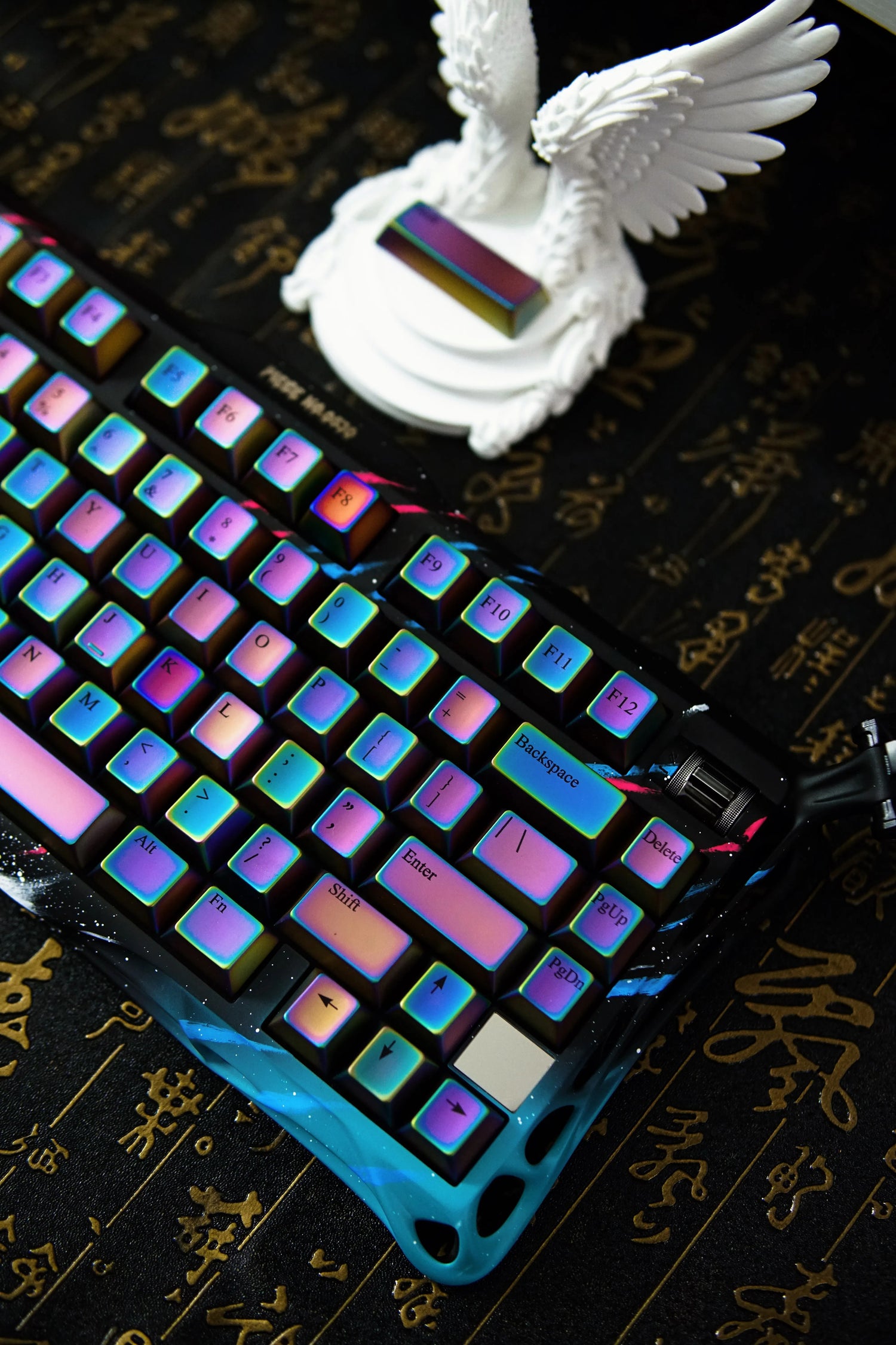 Colorful set personalized keycaps, zinc alloy colored metal decorative keycaps, customized keycaps
