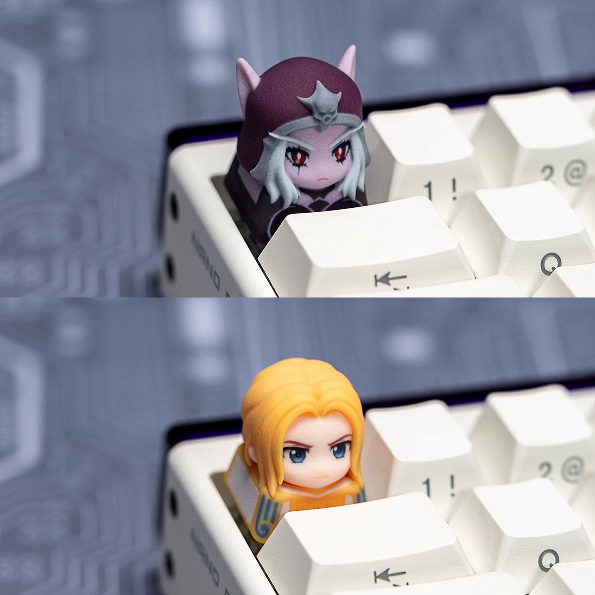 World of Warcraft series secondary creative keycaps, 3 D printing, not corroded or faded, three-dimensional modeling, anime, gaming, cultural creativity, personalized keycaps, mechanical keyboard decoration keycaps