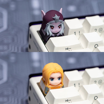 World of Warcraft series secondary creative keycaps, 3 D printing, not corroded or faded, three-dimensional modeling, anime, gaming, cultural creativity, personalized keycaps, mechanical keyboard decoration keycaps