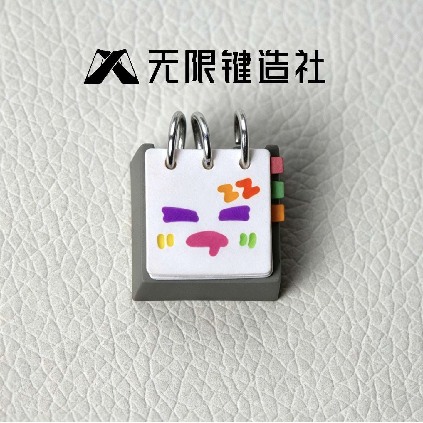 Calendar series cute personalized keycaps original design healing series multi-color resin molding mechanical keyboard decoration keycaps replaceable artistic keycaps