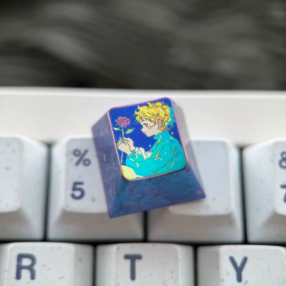 The Little Prince theme, titanium alloy large key combination set, fairy tale anime romantic theme design personalized keycaps