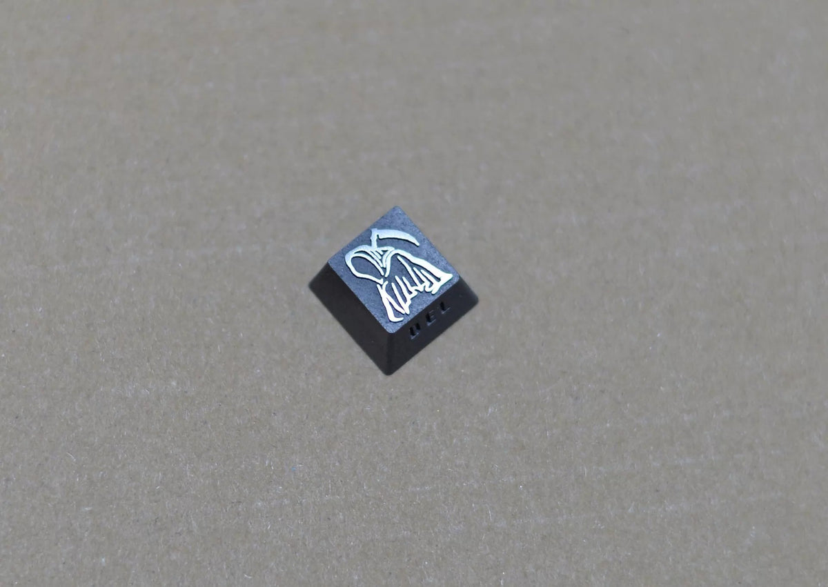 Thanatos/Reaper, DEL 1 U titanium alloy personalized keycaps, anime and game cultural creative keycaps, mechanical keyboard decorative keycaps