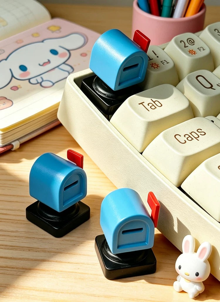 Barricade series personalized keycaps， Road obstacle shaped keycaps, mechanical keyboard decorative keycaps