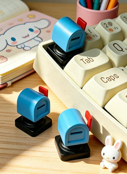Barricade series personalized keycaps， Road obstacle shaped keycaps, mechanical keyboard decorative keycaps