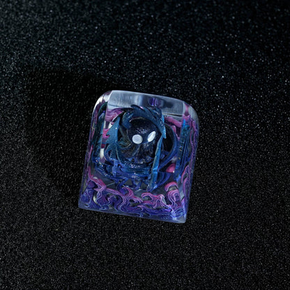 Hollow Knight Void Knight Personalized Transparent Crystal Resin Personalized Keycaps, Mechanical Keyboard Creative Decorative Keycaps Artissankeycaps