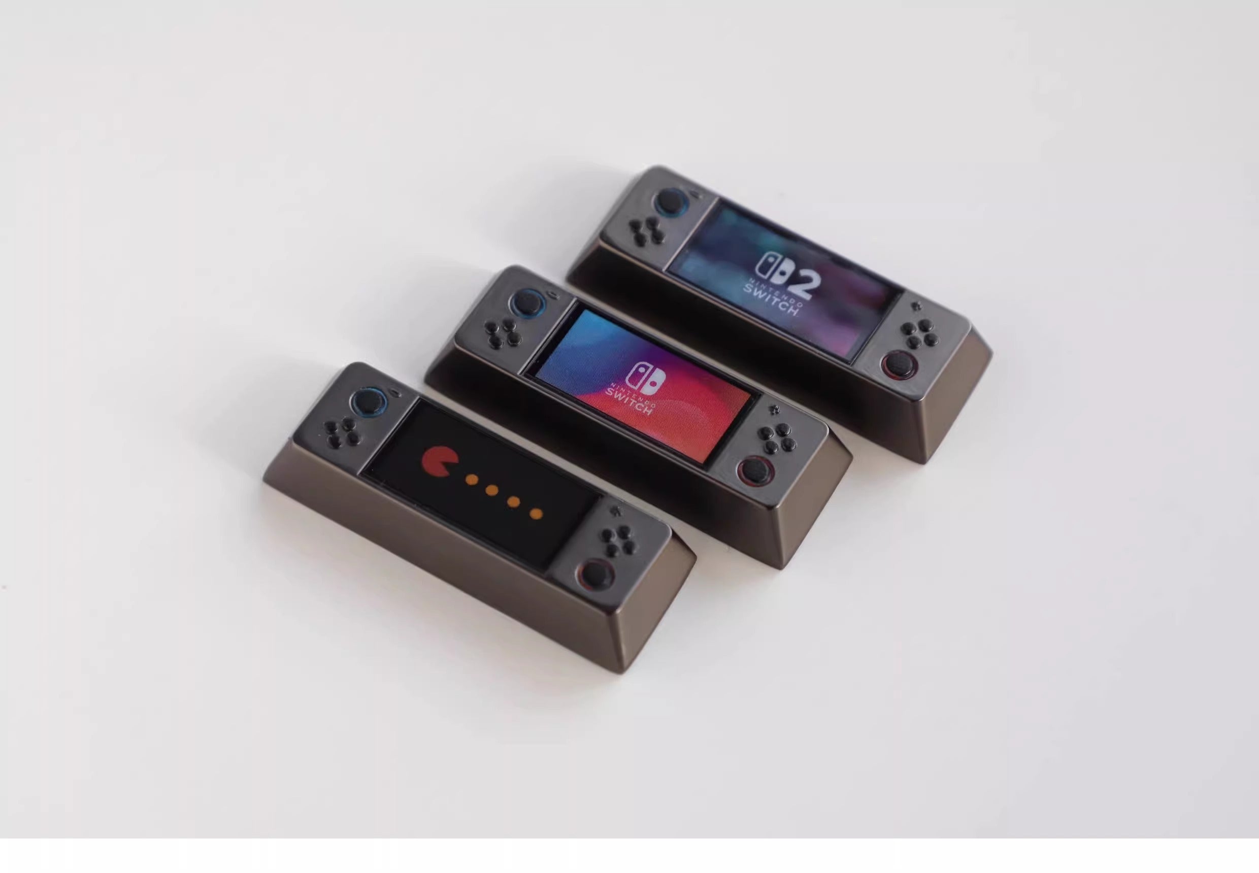 Nintendo Switch design, 2.75U metal personalized keycaps, game console creative art decorative keycaps